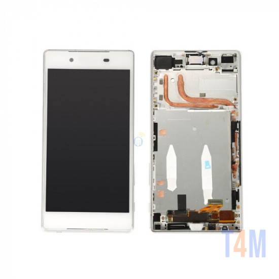 TOUCH+DISPLAY COM FRAME SONY XPERIA Z5 E6653 BRANCO